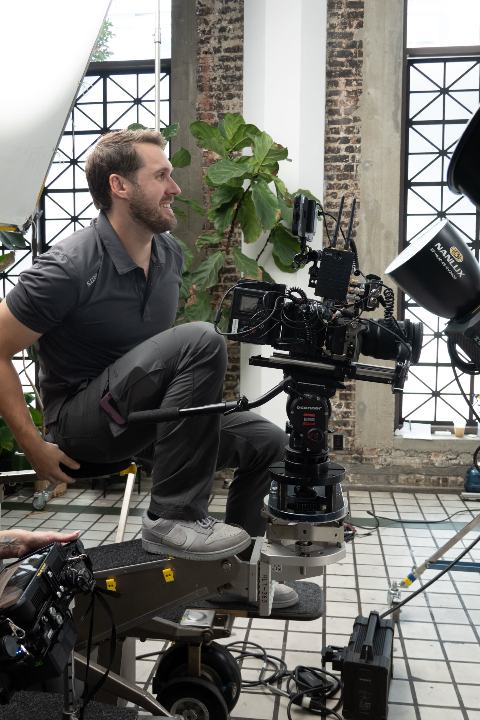 Camera Operating on Set